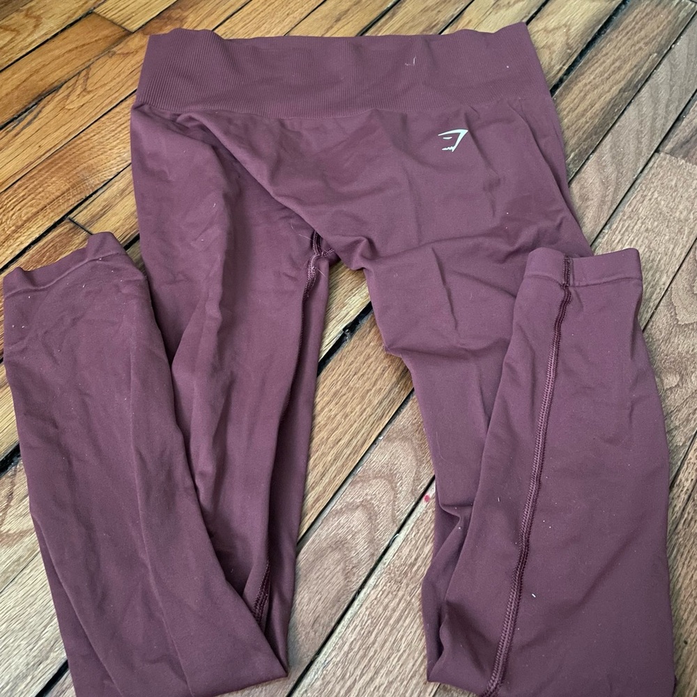 Gymshark Burgundy Leggings